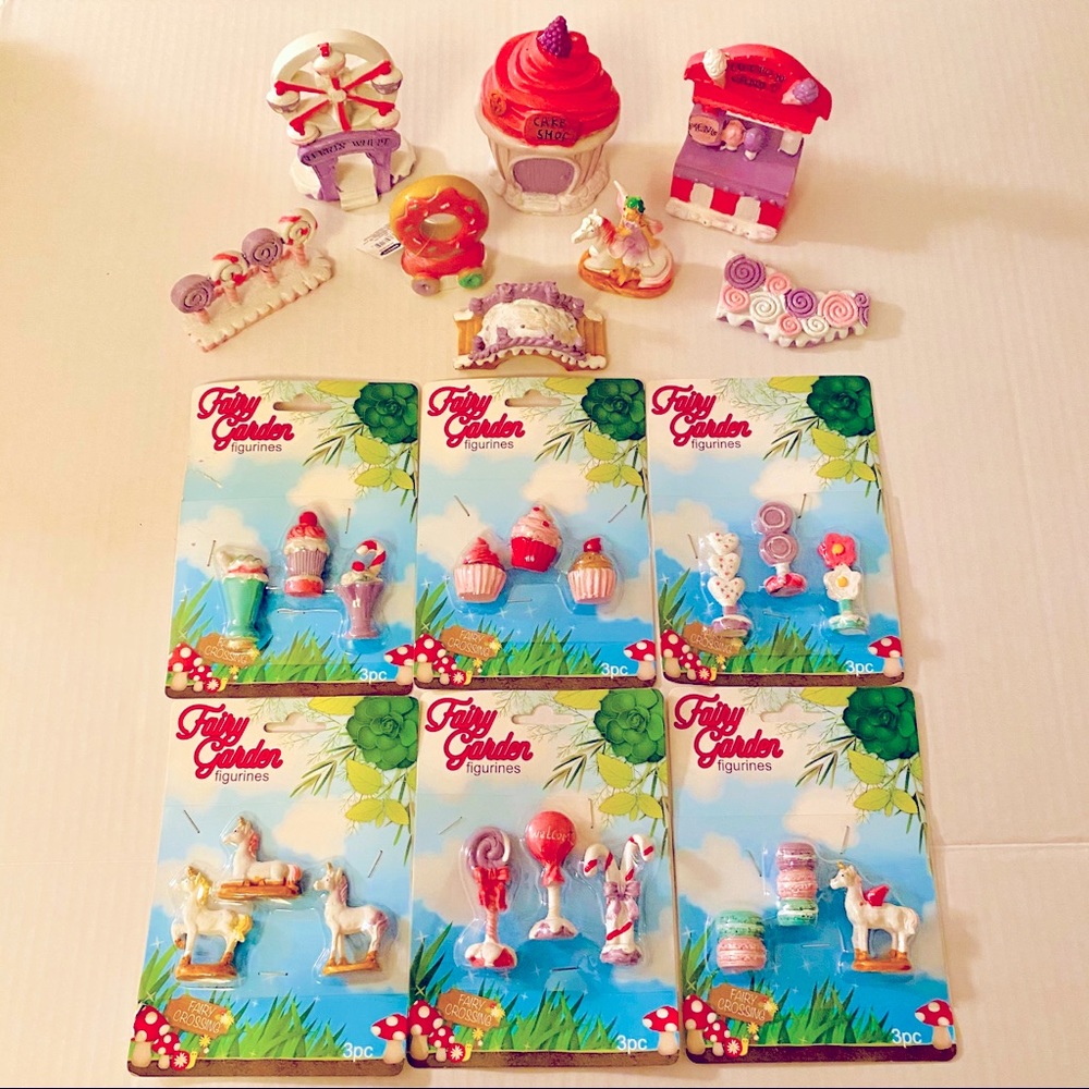 Fairy Garden Candy Sweets Mini Figures Figurines